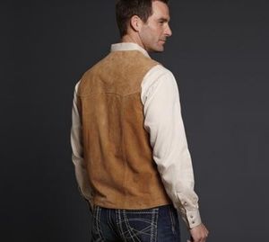 Cripple Creek Mens Light Brown Boar Suede Lea